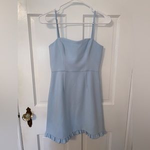 French Connection blue mini dress